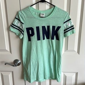 PINK Victoria’s Secret Mint Green Tee